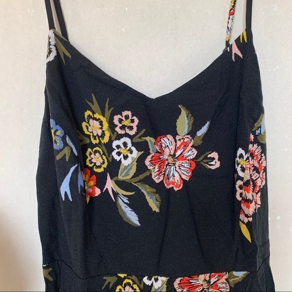 Old Navy Black Floral Mini Dress - Picture 3 of 5